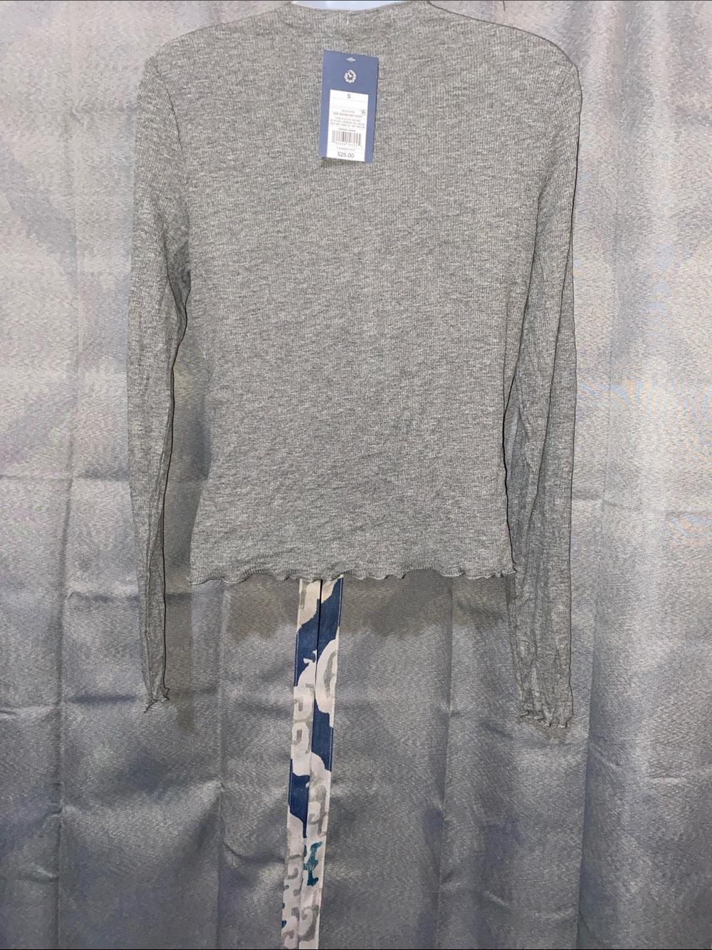 Universal Thread Slim Ribbed Button-Front Cardigan - Gray - Picture 4 of 6
